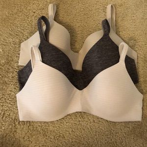 Hanes wireless bras 3 pack